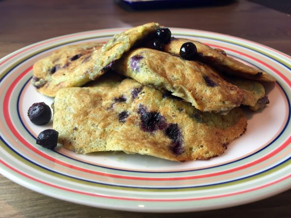 Blueberry pancakes